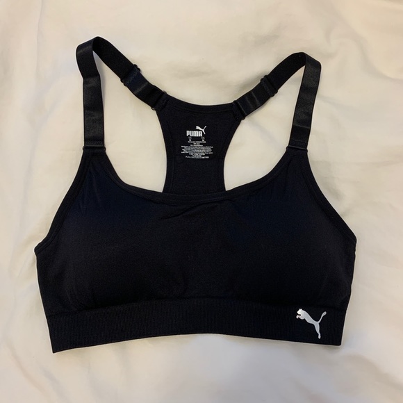 New Puma Seamless Racerback Sports Bra - Picture 3 of 5